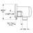 Relexa® Wall Union For Hand Shower