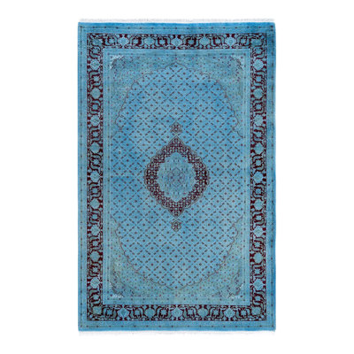 Kloster One-of-a-Kind 6' 1" X 9' 5" New Age Wool Area Rug Gray