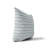 Comb Row Slate Blue Throw Pillow-107807890