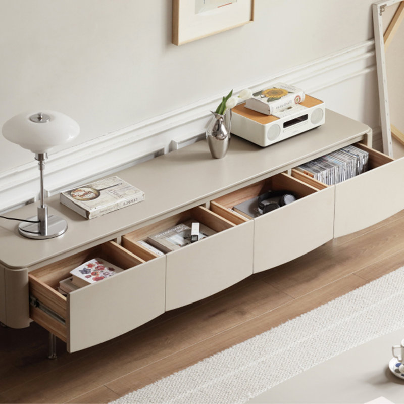 Meuble télé de rangement léger et luxueux, 70.87"
