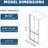 Bathroom Pivot Door With 36000 Test Cycles - 1/4" Tempered Glass Shower 30-31 3/8" Adjustable,-121585385