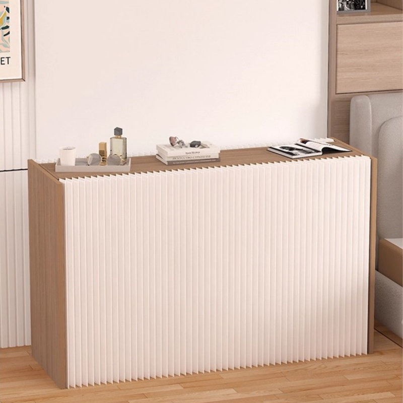 Îlot de présentation portatif multifonctionnel pour vitrine et rangement, H 39,37 po x l 39,37 po x P 16,93 po