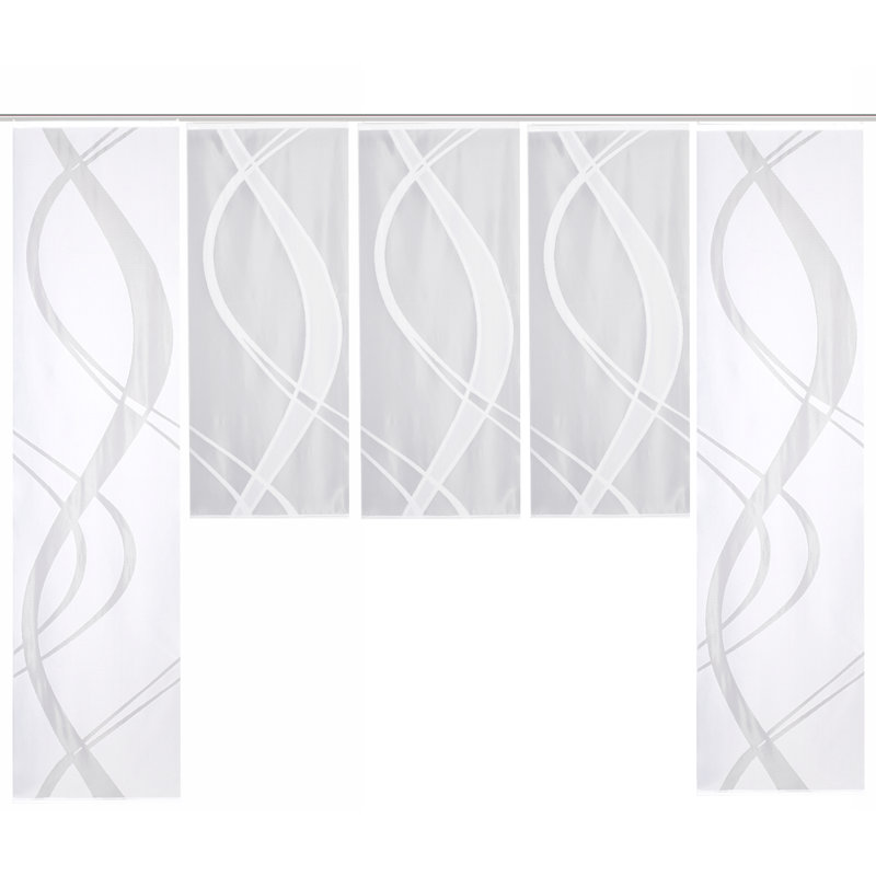 Mccourt Semi Sheer Curtain Panel Pair, Width 57 x Drop 245 cm