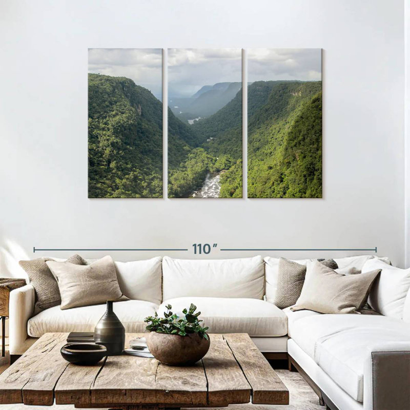Alvord Misty Guyana Jungle, 48" H x 74" W