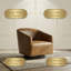 Chaise pivotante en similicuir Garland-746693395