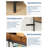 Bookshelf 5 Tier with 4 Hooks, Reversible Corner Bookshelf, 65" Industrial Wooden Bookcase with Open Shelves and Metal Frame for Living Room, Bedroom, Home Office, Rustic Brown