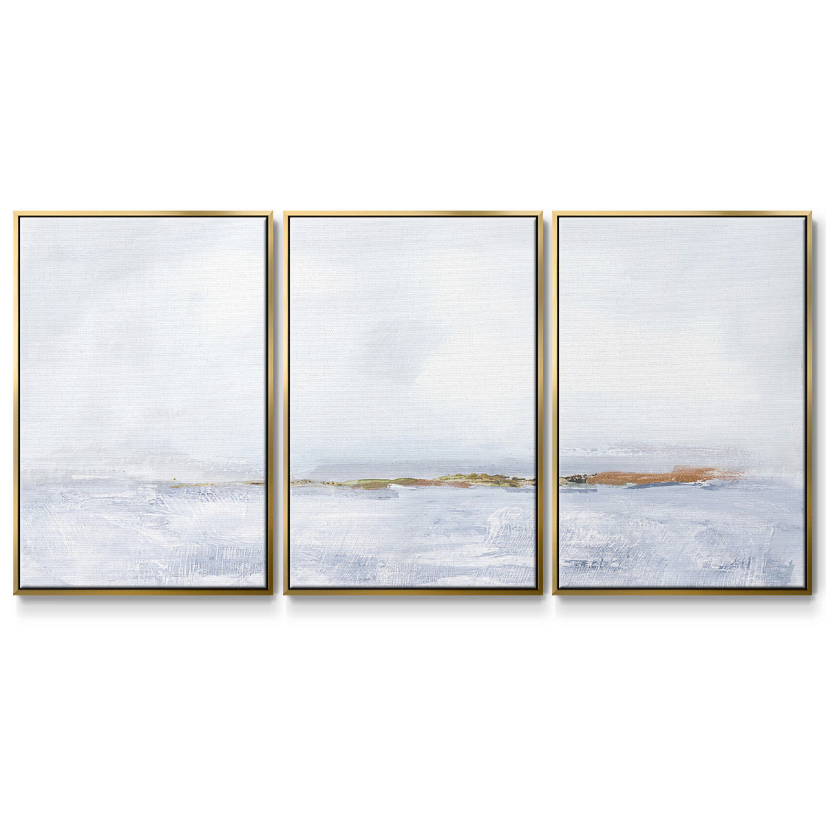Wrought Studio™ Polar Divide II - Multi Piece Framed Canvas | Wayfair