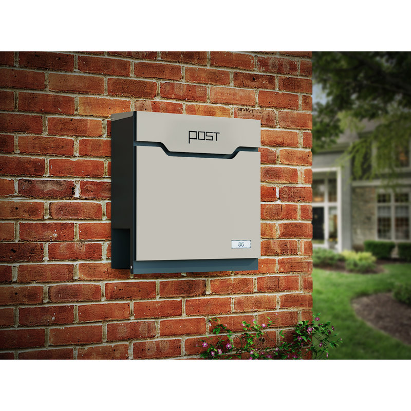 Sembrini Metal Wall Mounted Letter Box