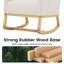 Linen Fabric+ Manufactured Wood Rocking Chair-636193831-636193828