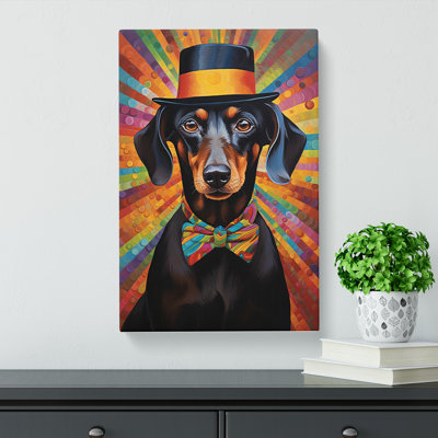 Dachshund Informel No.2 - No Frame Print