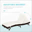 Chaise longue de piscine réglable avec rembourrage épais pour un confort ultime et un design moderne