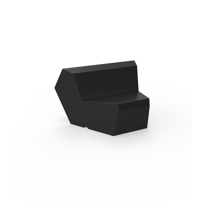 Faz - Modular Sofa Corner 45° - Basic, Black