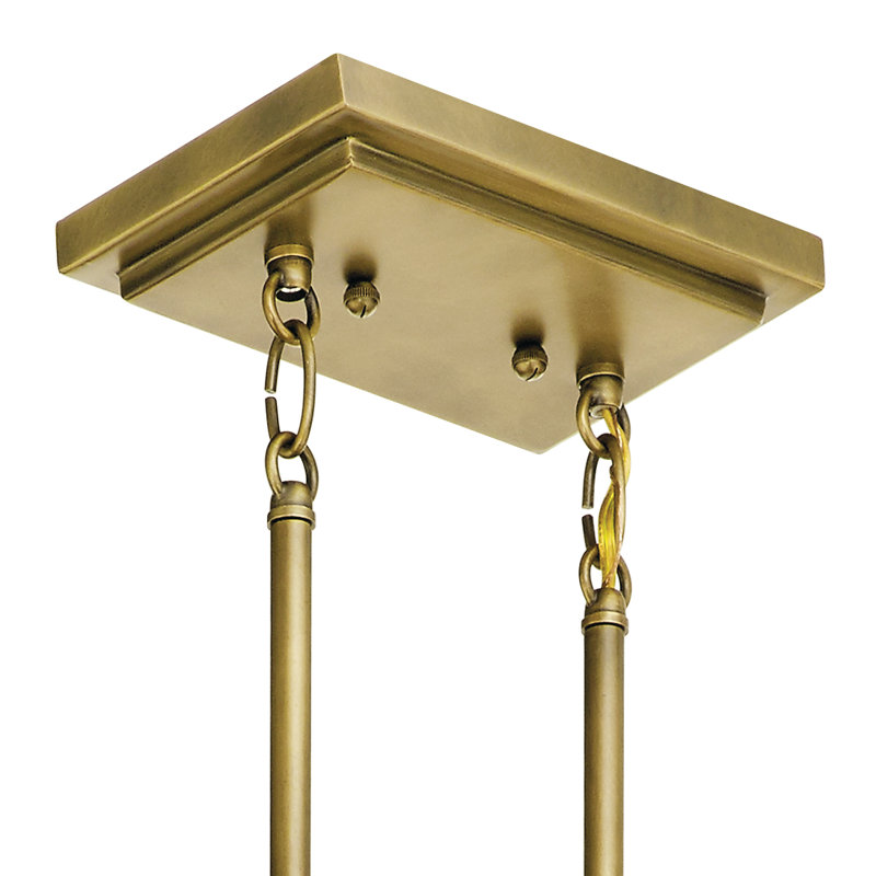 Tompkins 8 - Light Kitchen Island Pendant, Natural Brass