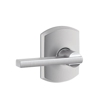 Latitude Lever with Greenwich Trim Hall and Closet Lock
