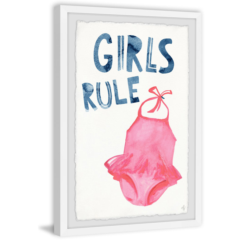 Uriel Girls Rule Swimsuit - Advertisement on Paper, 45cm H x 38cm W
