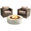 Ensemble de conversation pour 2 personnes avec foyer et coussins Sunbrella Lsi-159500357