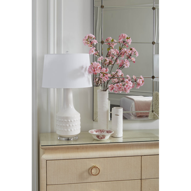 Mariah Table Lamp, White