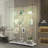 Versatile Tempered Glass Cabinet With Bluetooth LED, Ideal For Multiple Spaces And Secure Storage-113608992