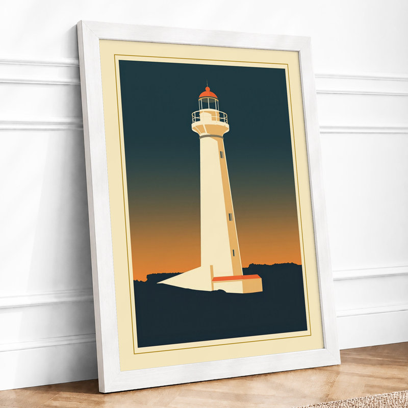 Sentinel Light Art Deco - Print, A2 - 59.4 x 42.0 cm, White