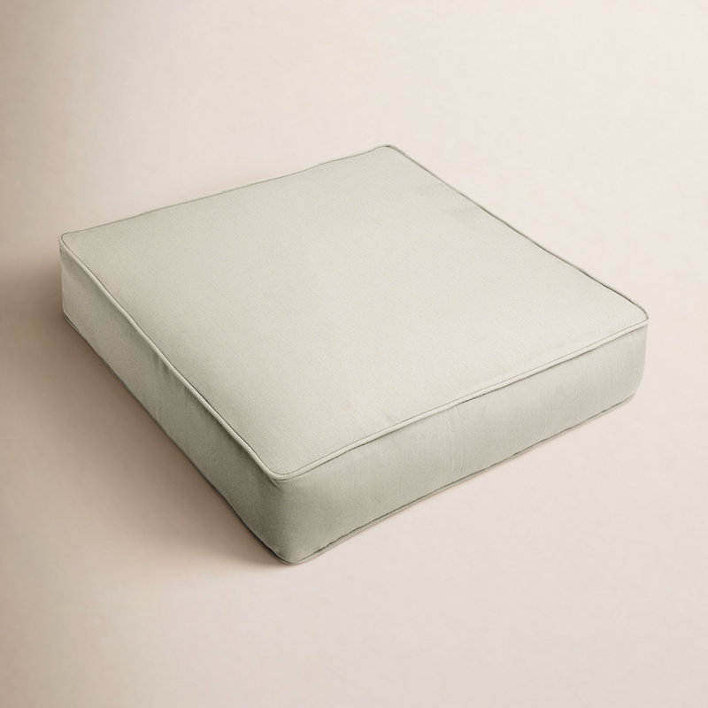 Coussin de siège Davana intérieur / extérieur Sunbrella, Toile toile Sunbrella® nuage, L 25 po x P 25 po