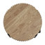 Table basse ronde, table basse cylindrique Handcraft