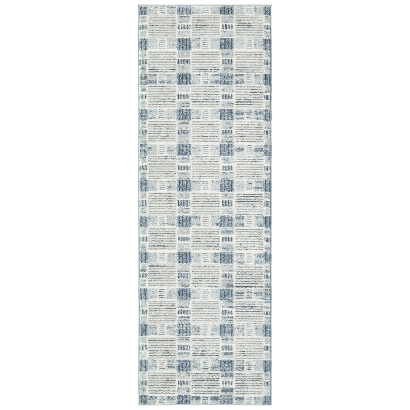 Tapis bleu Capodilupo, Tapis de couloir 2 pi x 6 pi