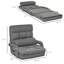 Canapé-lit convertible, fauteuil inclinable rembourré avec coussin