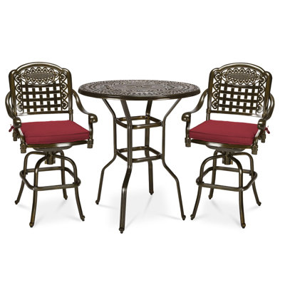 Ensemble de tables rondes à hauteur debout pour l'extérieur L 38,5 po
