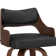 Swivel Upholstered Bar Stool, Counter Stool With Wood Frame (Set Of 6)