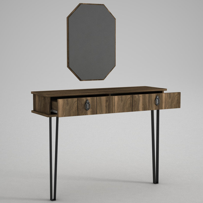 Swatzell Dressing Table with Mirror