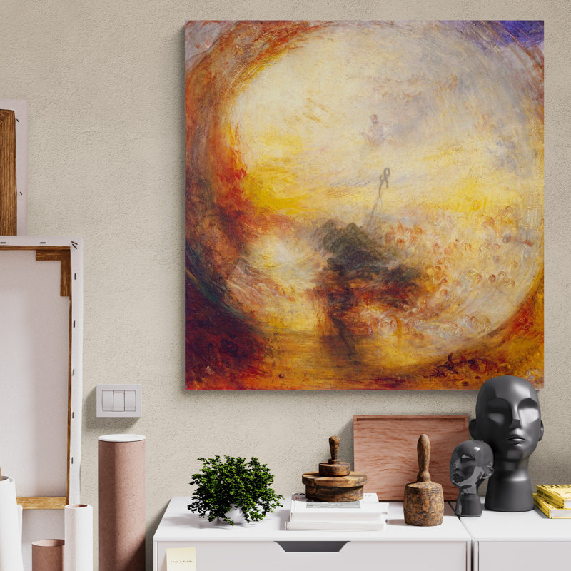 The Morning After The Deluge by J.M.W. Turner - Wrapped Canvas Art Prints, 51 cm H x 51 cm W