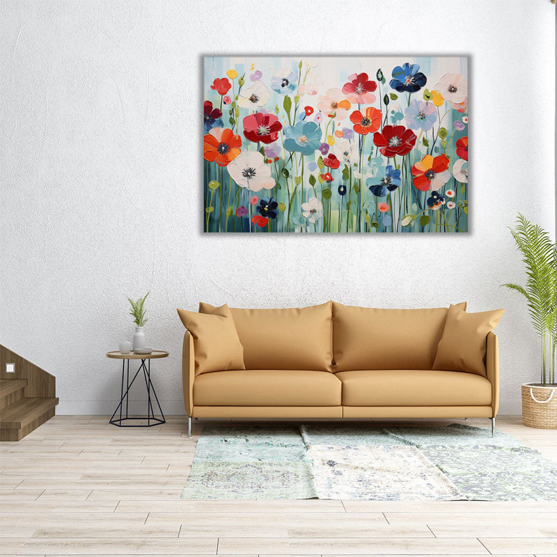«Colorful Blossom Mosaic», H 40 po x l 60 po