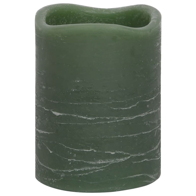 Flameless LED Candles with Remote Control Warm White, Green