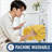 Luxury Chenille Bath Mat, Extra Soft Absorbent Shaggy, Non-Slip Plush, Yellow, 24X16 Inch-1069234268