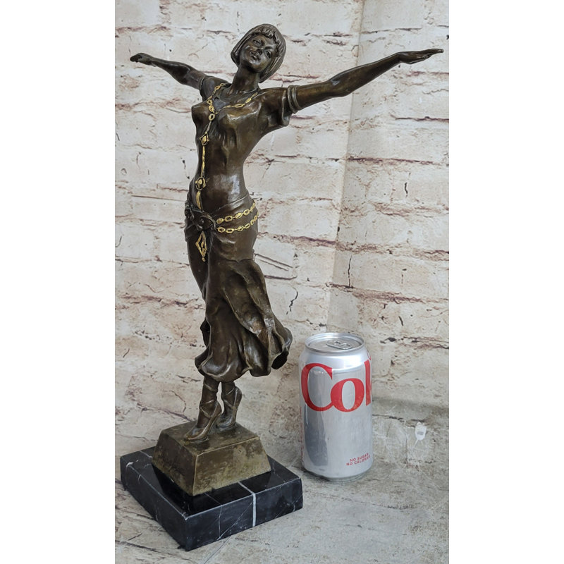 Sculpture Britan Girl Art Nouveau