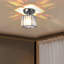 Frode Crystal Semi Flush Mount