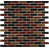 Chocolate Brown/Red selected