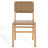 Jeremiah Woven Leather Dining Chair-106648611