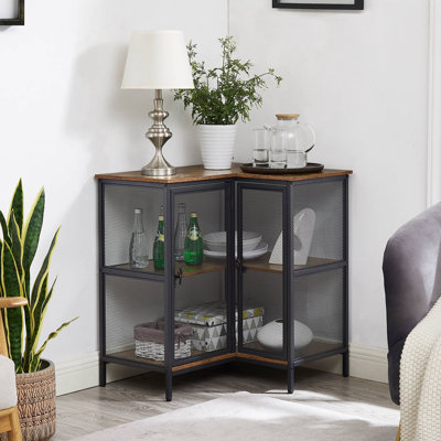 Piscitelli 2 - Door L-shaped Corner Accent Cabinet by Trent Austin Design