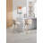 COOLMORE Counter Height Bar Stools Set Of 2 For Kitchen Counter Solid Wood Legs With A Fixed Height Of 360 Degrees-1076251229