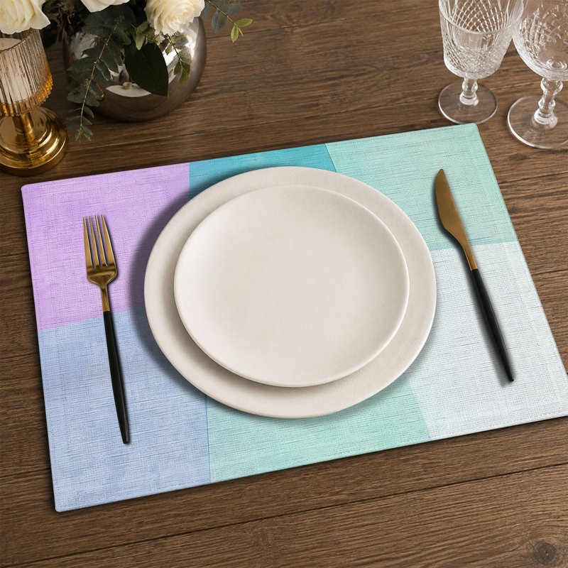Rectangle Polyester Dining Table Placemat