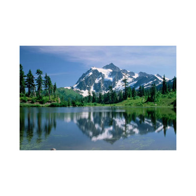 Mt Shuksan, Northern Cascade Mountains, Washington by Tim Fitzharris - Wrapped Canvas Print