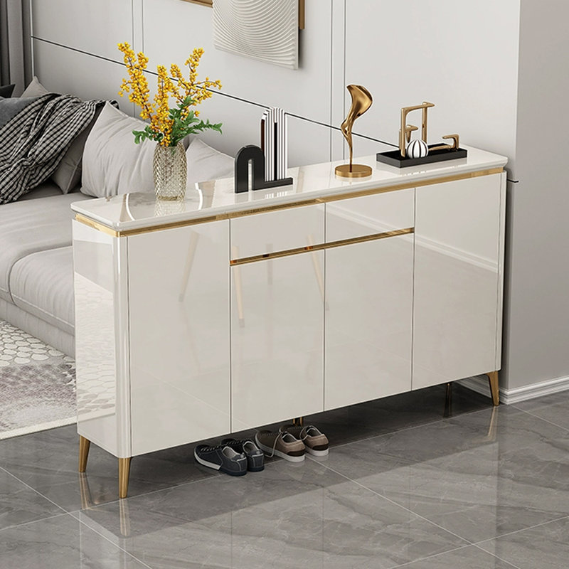 Beige Manufactured Wood Shoe Storage
