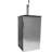 EdgeStar 3.2 Cubic Feet Silver Single Tap 5 Gal Keg Freestanding Kegerator with Door Lock and Adjustable Temperature