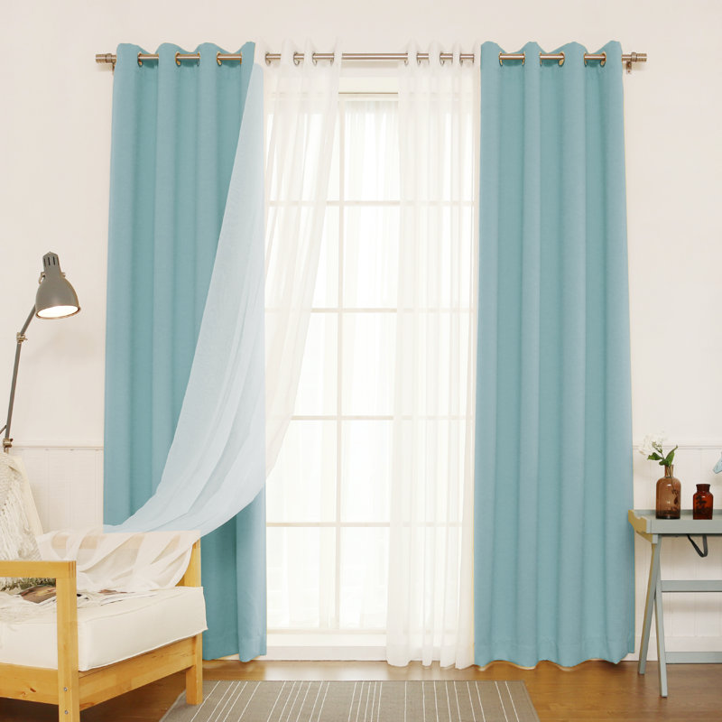Granados Sheer Curtain, Turquoise