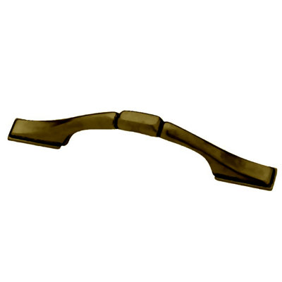 1-1/4" Pull Westside Collection Wood and Matte Chrome