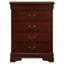 Commode 4 tiroirs Louis Phillipe G3100-BC, cerise-966654554
