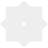 22"OD x 2"ID x 12 1/4"C x 1"P Axel Architectural Grade PVC Contemporary Ceiling Medallion-36074039