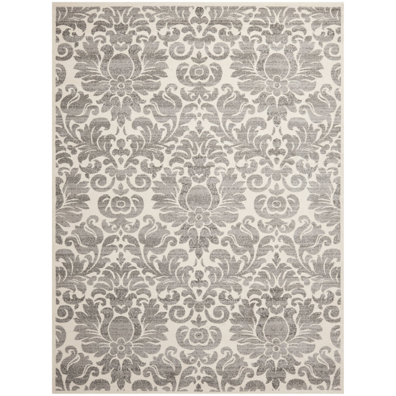 Dominy Porcello Performance Damask Rug, Rectangle 4' x 5'7"