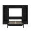 Grand lit plateforme escamotable avec tablette, armoires latérales, tiroirs et DEL-1593873458